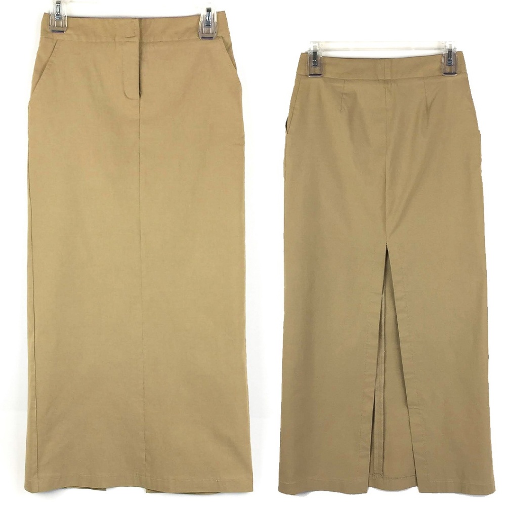 Bisou Bisou Sz 4 Full Length Pencil Skirt